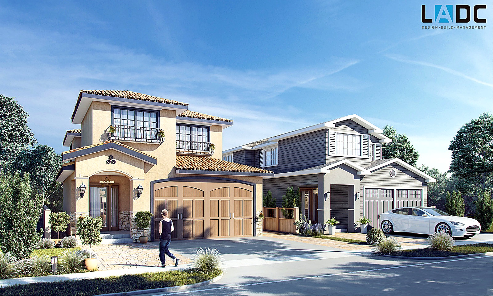 LADC rendering of two new homes